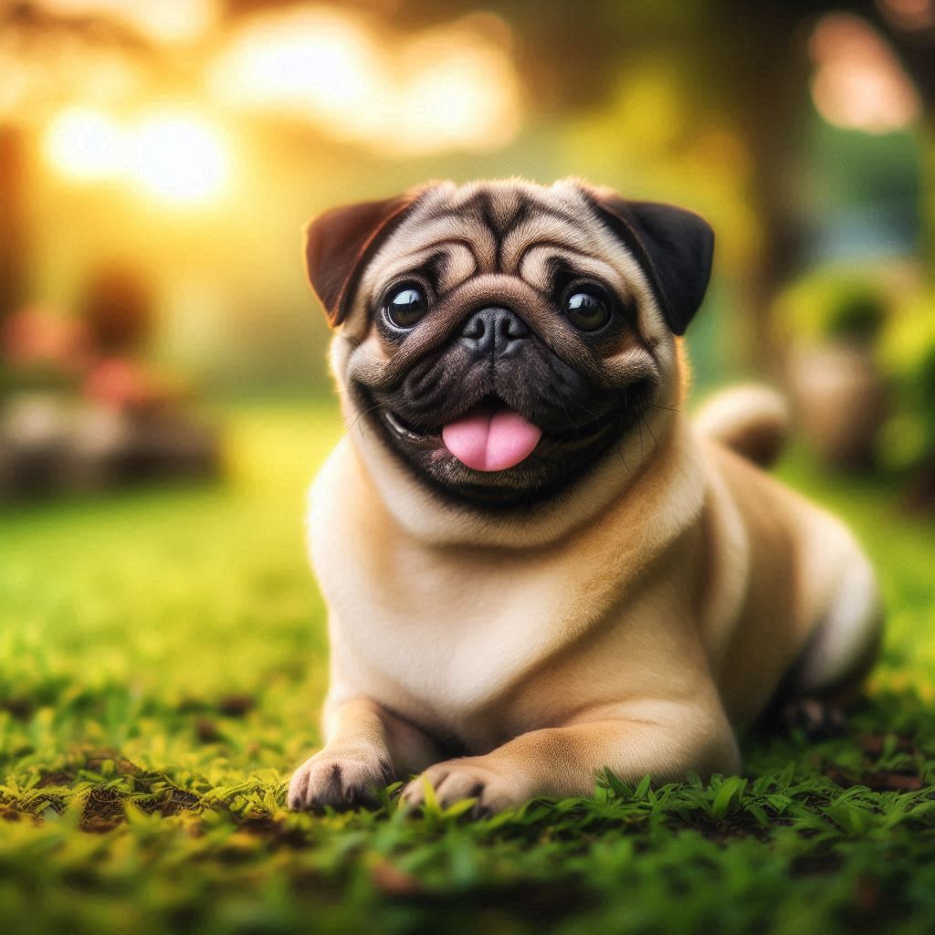 Pug small dog breed