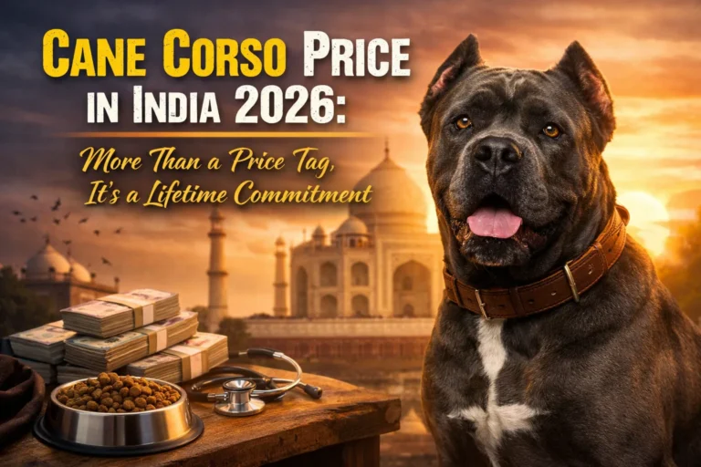 Cane Corso Dog Price in India 2026